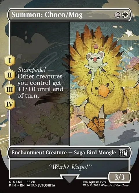 Summon: Choco/Mog, card 358 from Final Fantasy