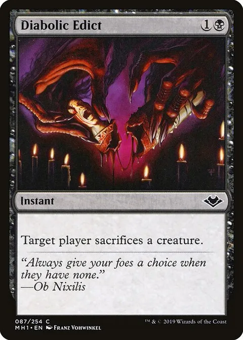 Diabolic Edict, carte 87 de Modern Horizons