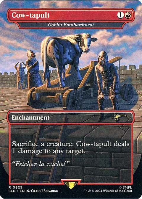 Goblin Bombardment, card 825 from Secret Lair Drop
