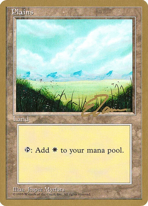 Plains, card et366 from Pro Tour Collector Set