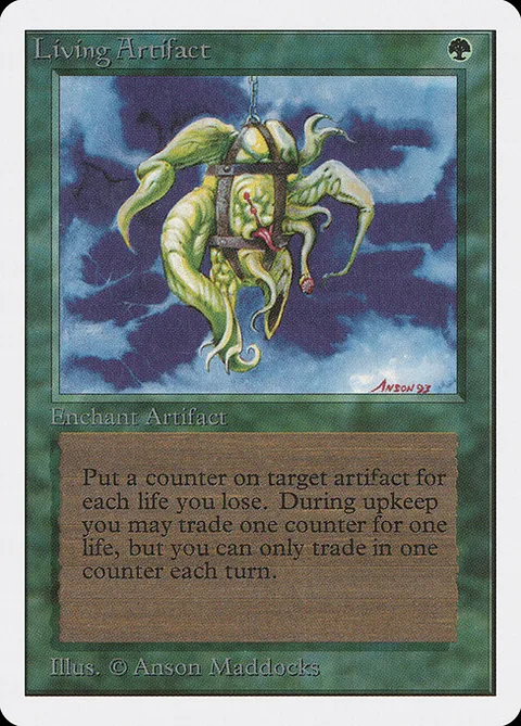 Living Artifact, card 209 from Unlimited Edition