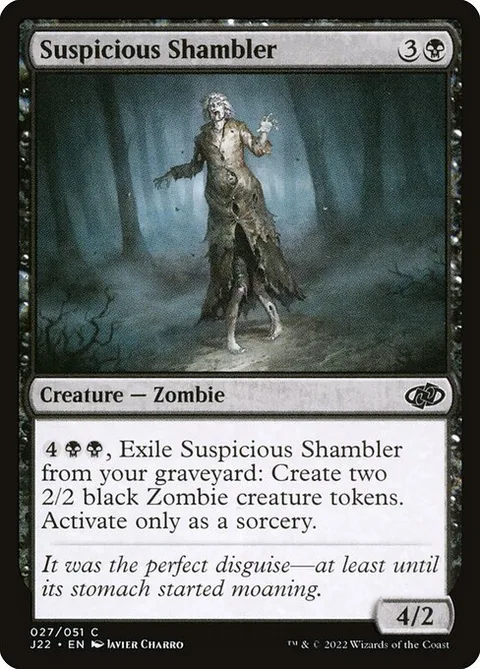 Suspicious Shambler, carte 27 de Jumpstart 2022