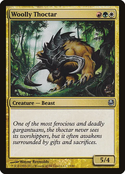 Woolly Thoctar, carte 13 de Duel Decks: Ajani vs. Nicol Bolas