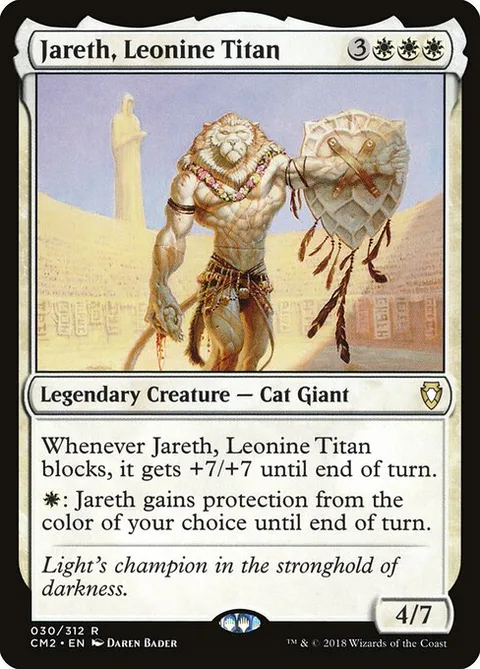 Jareth, Leonine Titan, card 30 from Commander Anthology Volume II