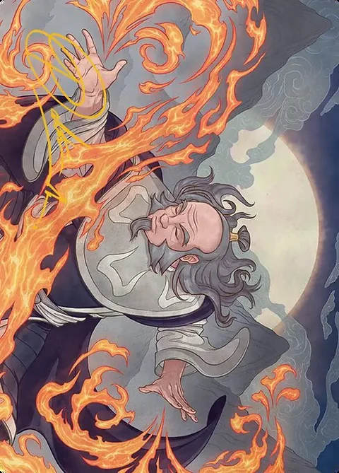Iroh, Grand Lotus // Iroh, Grand Lotus, carte 47 de Avatar: the Last Airbender Art Series