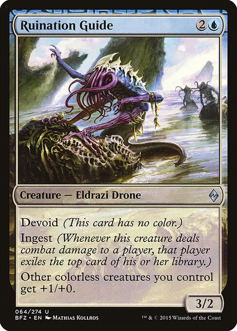 Ruination Guide, card 64 from Battle for Zendikar