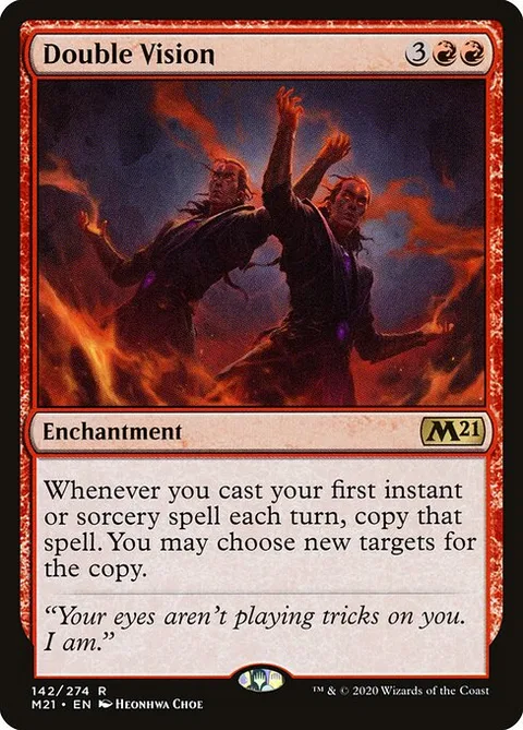Double Vision, card 142 from Core Set 2021