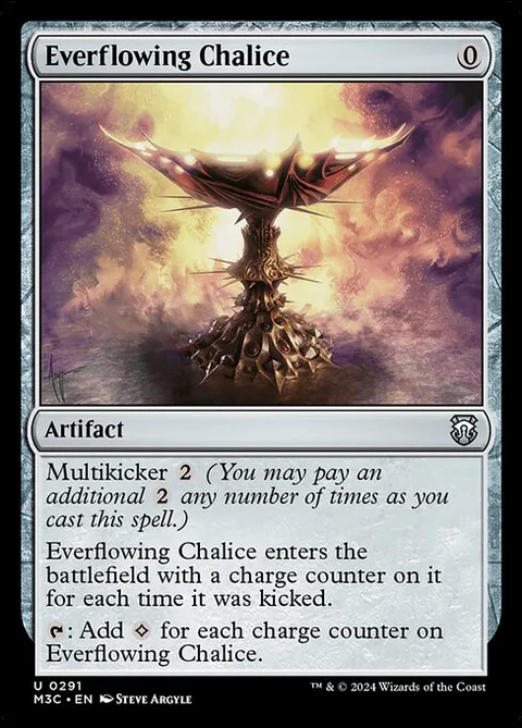 Everflowing Chalice, carte 291 de Modern Horizons 3 Commander