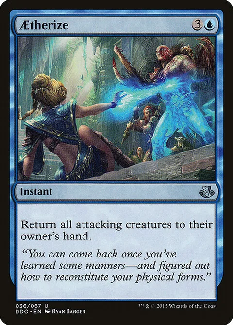 Aetherize, card 36 from Duel Decks: Elspeth vs. Kiora