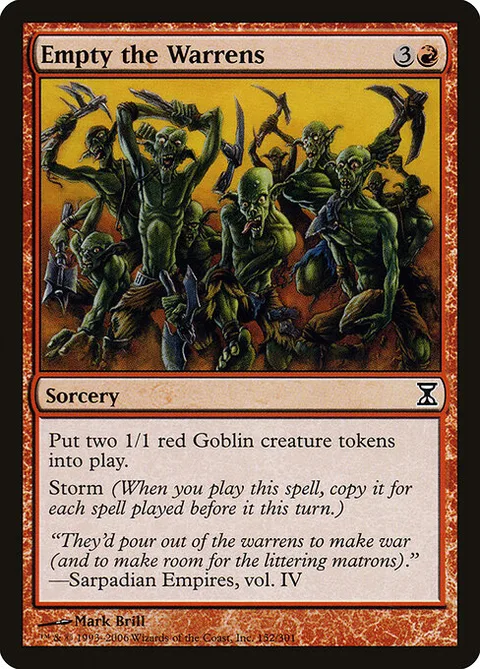Empty the Warrens, carte 152 de Time Spiral