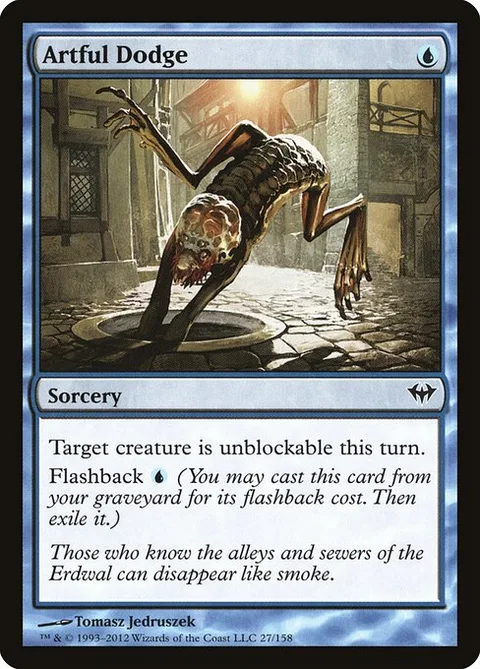 Artful Dodge, card 27 from Dark Ascension