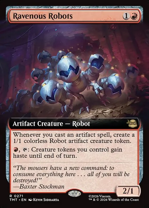 Ravenous Robots, card 271 from Teenage Mutant Ninja Turtles