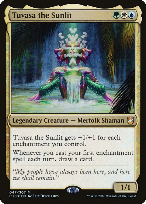 Tuvasa the Sunlit, carte 47 de Commander 2018