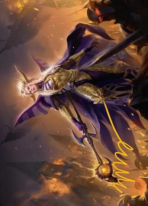 The Emperor of Palamecia // The Emperor of Palamecia, card 13 from Final Fantasy Art Series