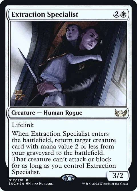 Extraction Specialist, card 12s from Streets of New Capenna Promos