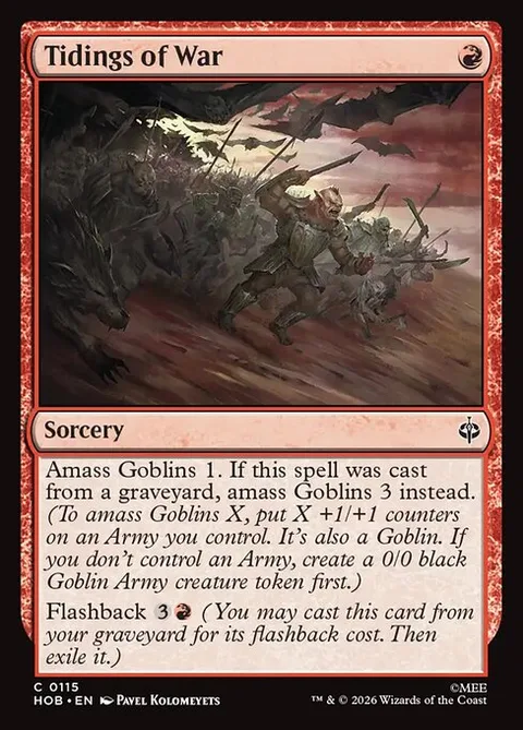 Tidings of War, carte 115 de The Hobbit