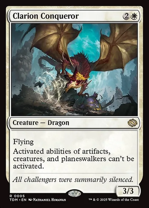 Clarion Conqueror, carte 5 de Tarkir: Dragonstorm