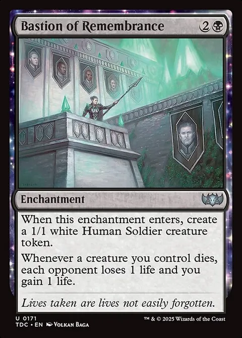 Bastion of Remembrance, card 171 from Tarkir: Dragonstorm Commander