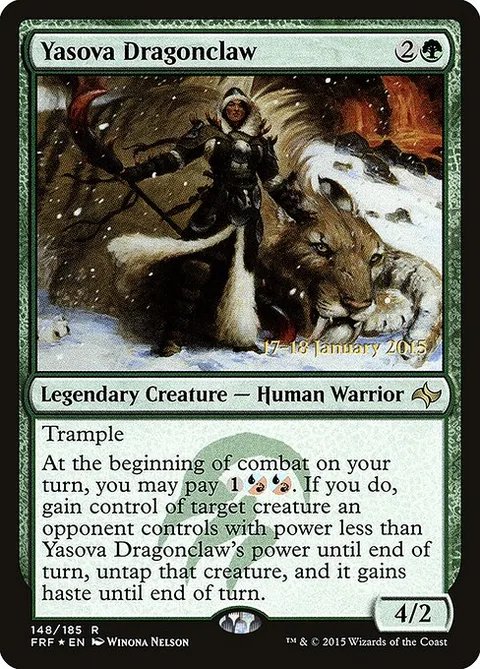 Yasova Dragonclaw, carte 148s de Fate Reforged Promos