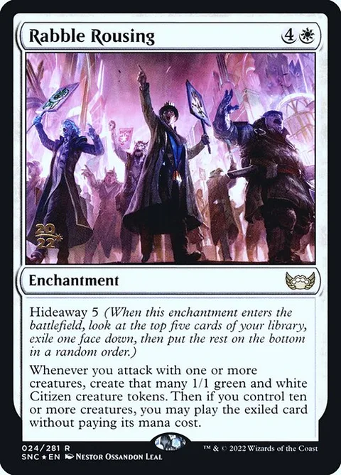 Rabble Rousing, card 24s from Streets of New Capenna Promos