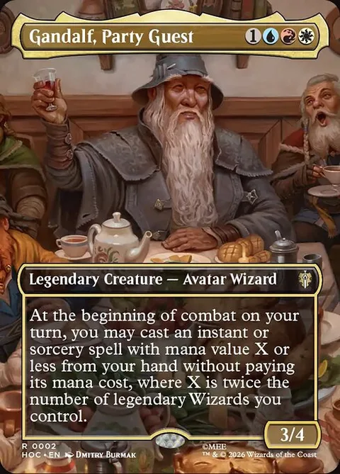 Gandalf, Party Guest, card 2 from The Hobbit Eternal