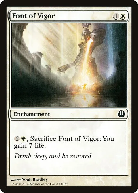 Font of Vigor, card 11 from Journey into Nyx