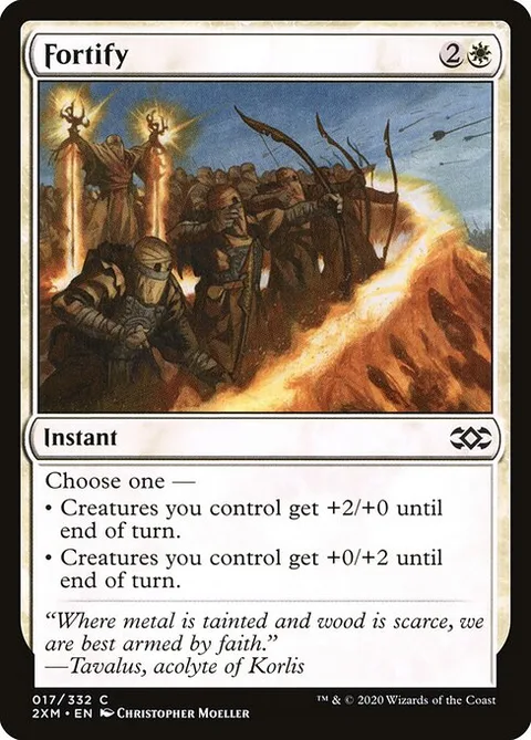 Fortify, card 17 from Double Masters