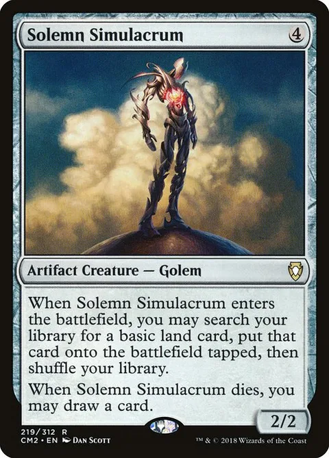 Solemn Simulacrum, card 219 from Commander Anthology Volume II
