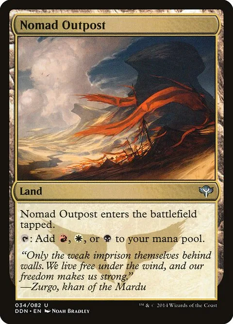 Nomad Outpost, carte 34 de Duel Decks: Speed vs. Cunning