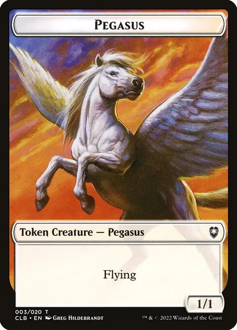 Pegasus, card 3 from Battle for Baldur's Gate Tokens