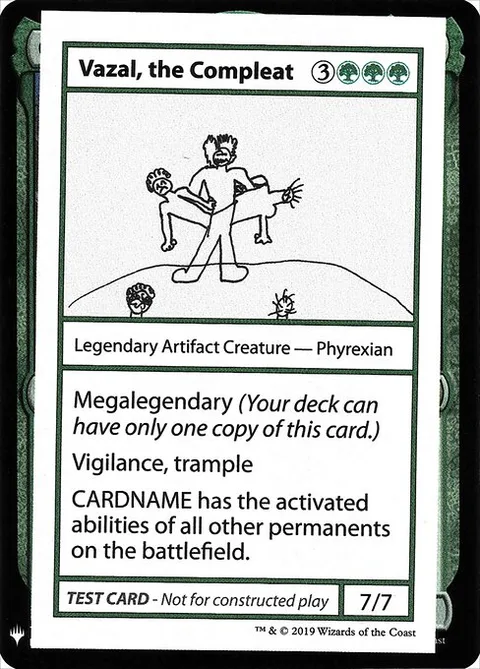 Vazal, the Compleat, card 85 from Mystery Booster Playtest Cards 2019