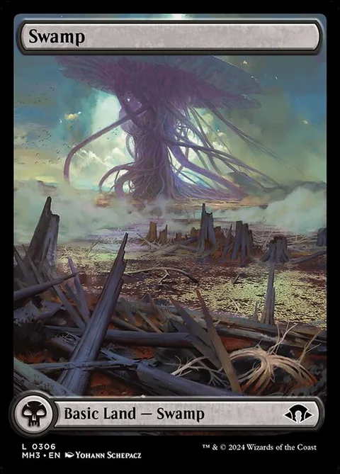 Swamp, card 306 from Modern Horizons 3