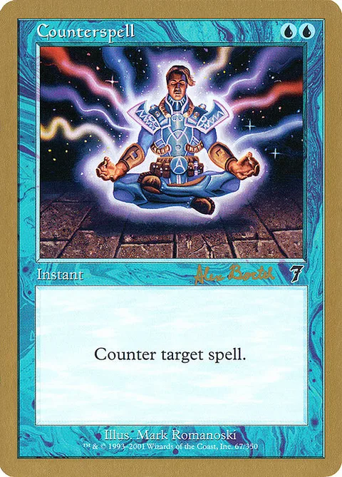 Counterspell, card ab67 from World Championship Decks 2001