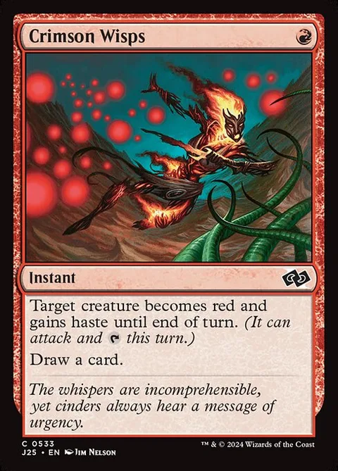 Crimson Wisps, card 533 from Foundations Jumpstart