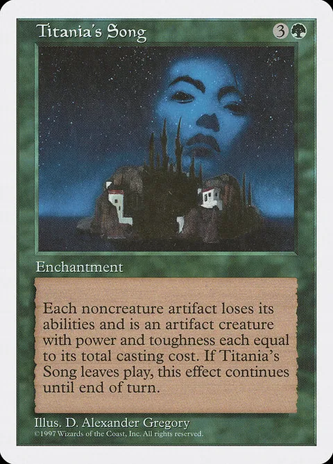 Titania's Song, card 332 from Fifth Edition