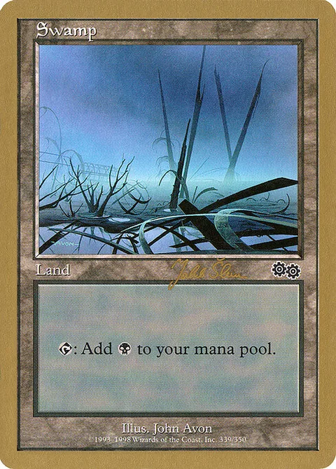 Swamp, carte js339 de World Championship Decks 1999