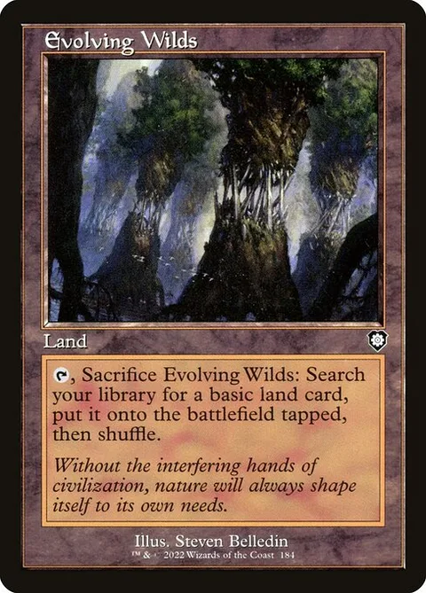 Evolving Wilds, carte 184 de The Brothers' War Commander