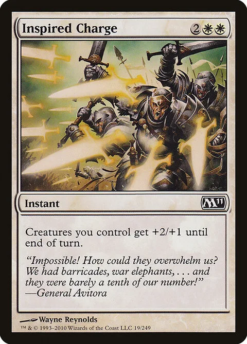 Inspired Charge, carte 19 de Magic 2011
