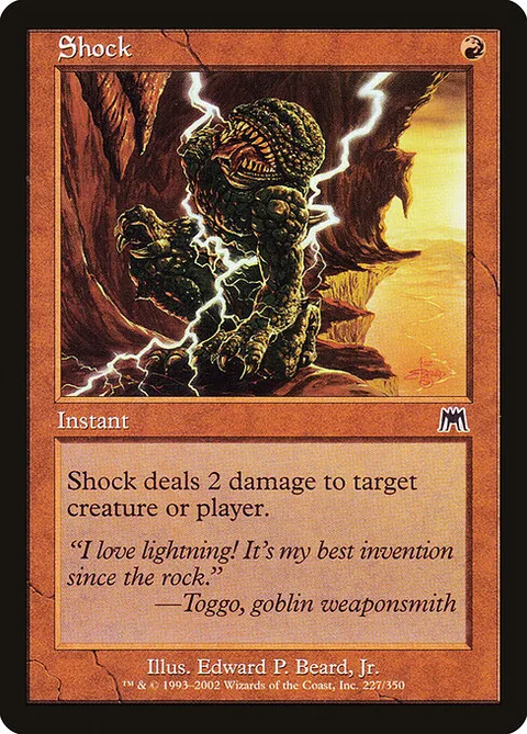 Shock, card 227 from Onslaught