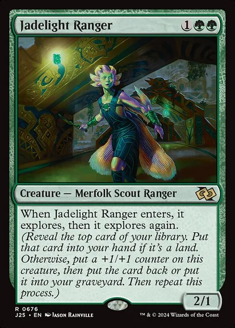 Jadelight Ranger, card 676 from Foundations Jumpstart