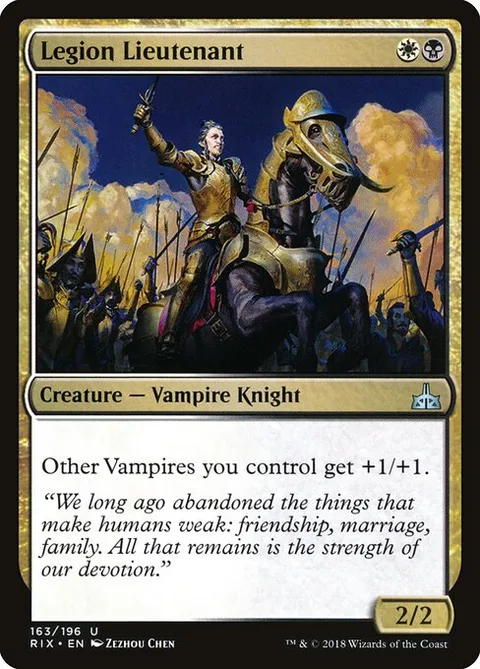 Legion Lieutenant, card 163 from Rivals of Ixalan