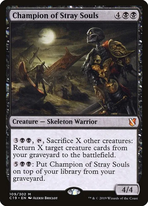 Champion of Stray Souls, carte 109 de Commander 2019