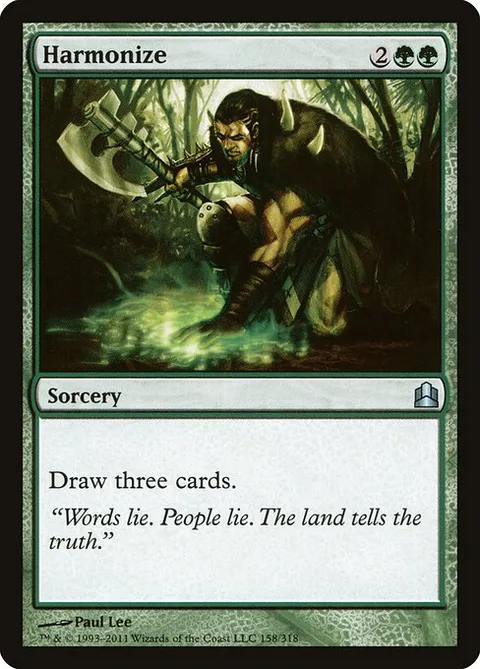 Harmonize, card 158 from Commander 2011