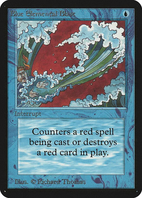 Blue Elemental Blast, carte 49 de Limited Edition Alpha