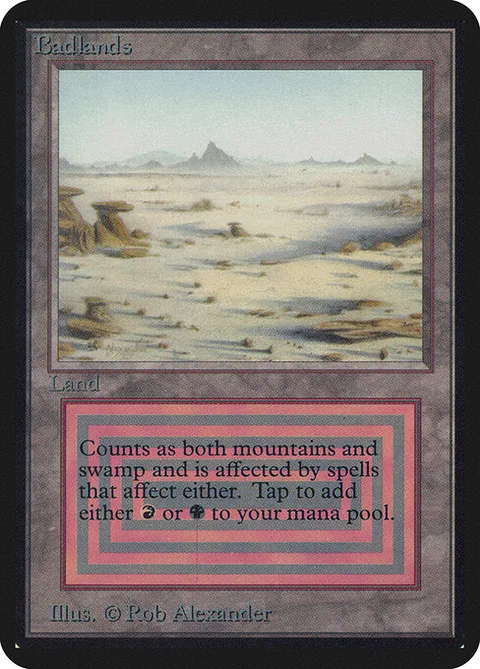 Badlands, card 277 from Limited Edition Alpha