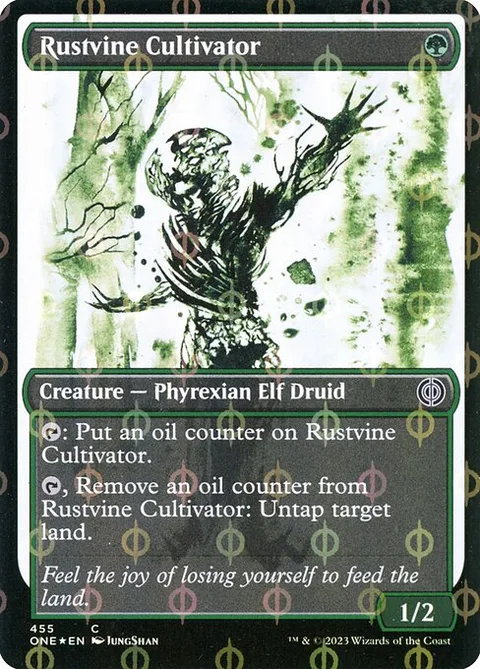 Rustvine Cultivator, card 455 from Phyrexia: All Will Be One