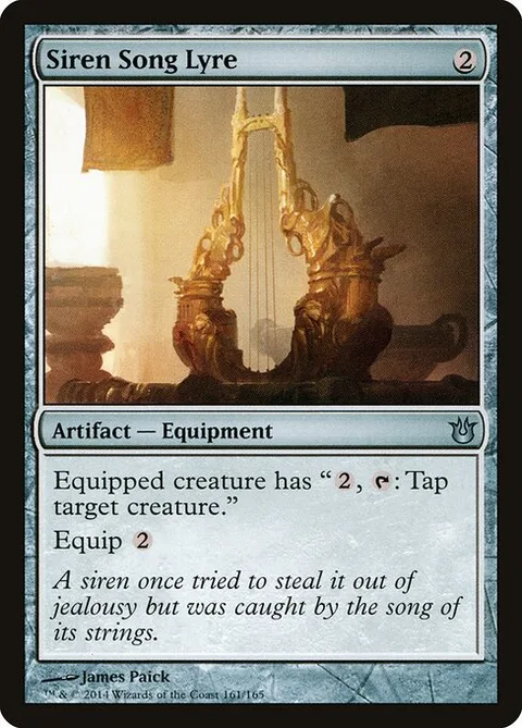 Siren Song Lyre, card 161 from Born of the Gods