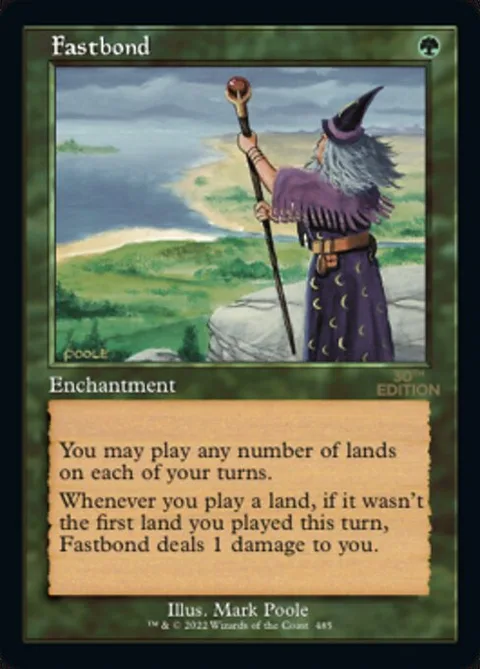 Fastbond, card 485 from 30th Anniversary Edition