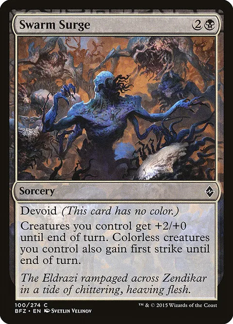 Swarm Surge, carte 100 de Battle for Zendikar
