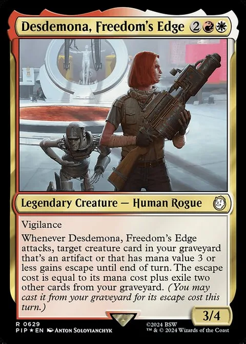 Desdemona, Freedom's Edge, card 629 from Fallout